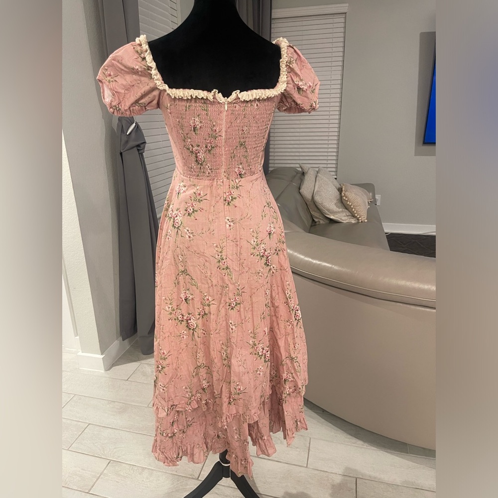 Lacemade Dress Rosa Rubus Corset Style Pink Dress - Picture 4 of 9